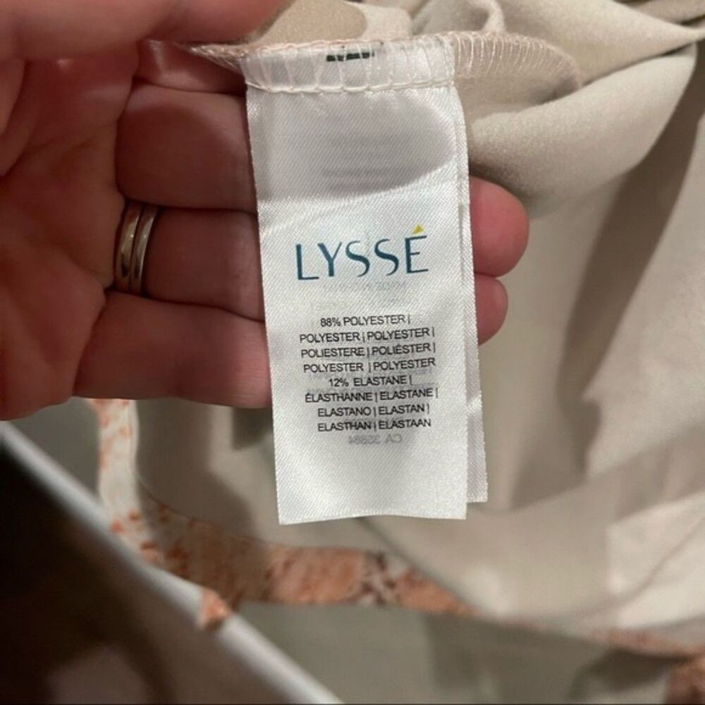 Lysse snake python print zip jacket L - Picture 4 of 5